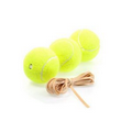 Training tennis ball with elastic string